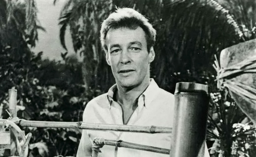 A frame from Gilligan's Island, featuring the Professor